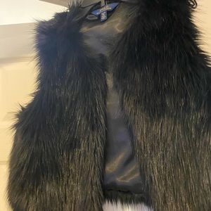 Girls XL mink like Ralph Lauren Polo vest